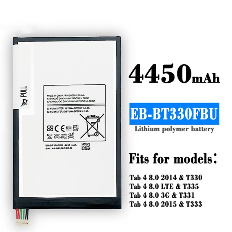 Batterie de remplacement pour tablette Samsung Tab 4 8,0 Batterie de remplacement pour tablette Samsung Tab 4 8,0